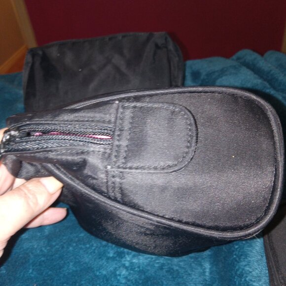 Vintage Chanel Black Makeup Bag EUC - Picture 3 of 5